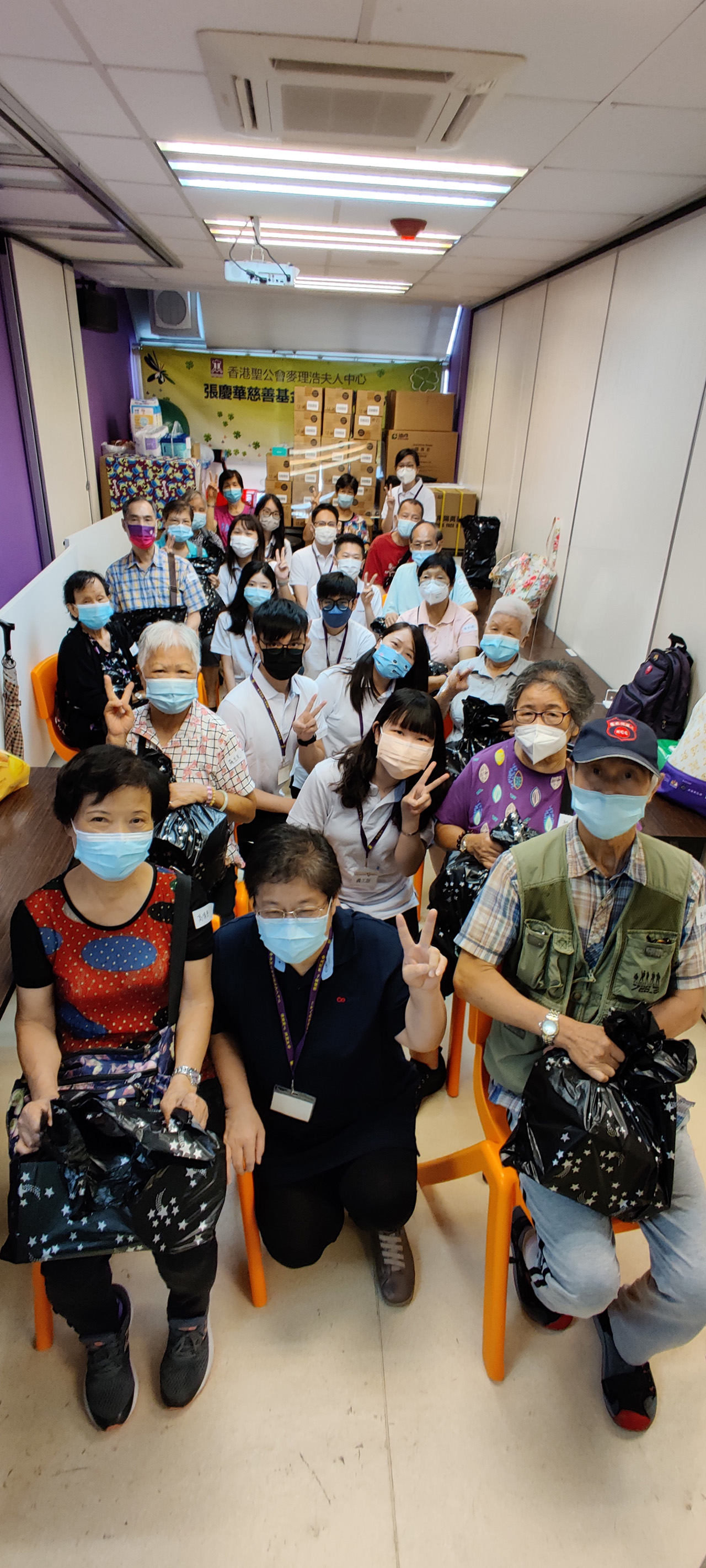 康栢義工與老友記同游合味道杯面體驗(yàn)活動(dòng)