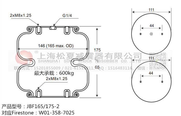 JBF165/175-2橡膠<a href='http://sc028ly.com/' target='_blank'><u>空氣彈簧</u></a>