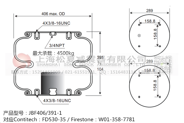 JBF406/391-2橡膠<a href='http://sc028ly.com/' target='_blank'><u>空氣彈簧</u></a>